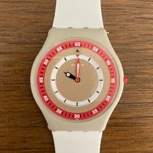 Swatch Coral Dunes skin watch